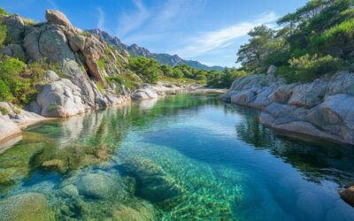 La piscine naturelle Zoza : un trésor caché à explorer pour des photos inoubliables en Corse